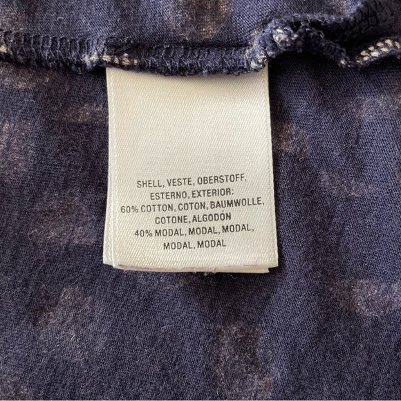 Maeve by Anthropology Clemente Tee Navy Polka Dot Size Large - Picture 15 of 16